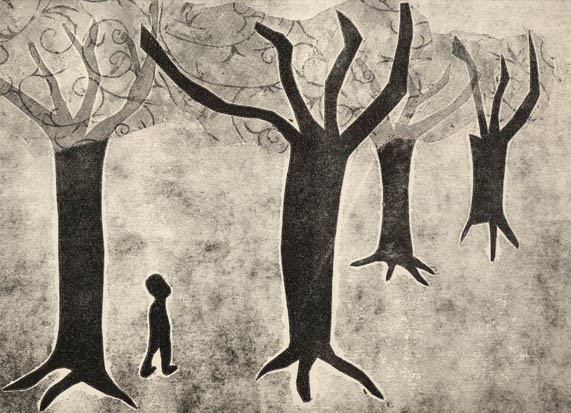 Random work from Eline Stalman | Vrij werk | Big trees and little boy